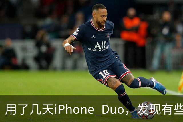 用了几天iPhone Duo，发现有些地方和我想的不一样。